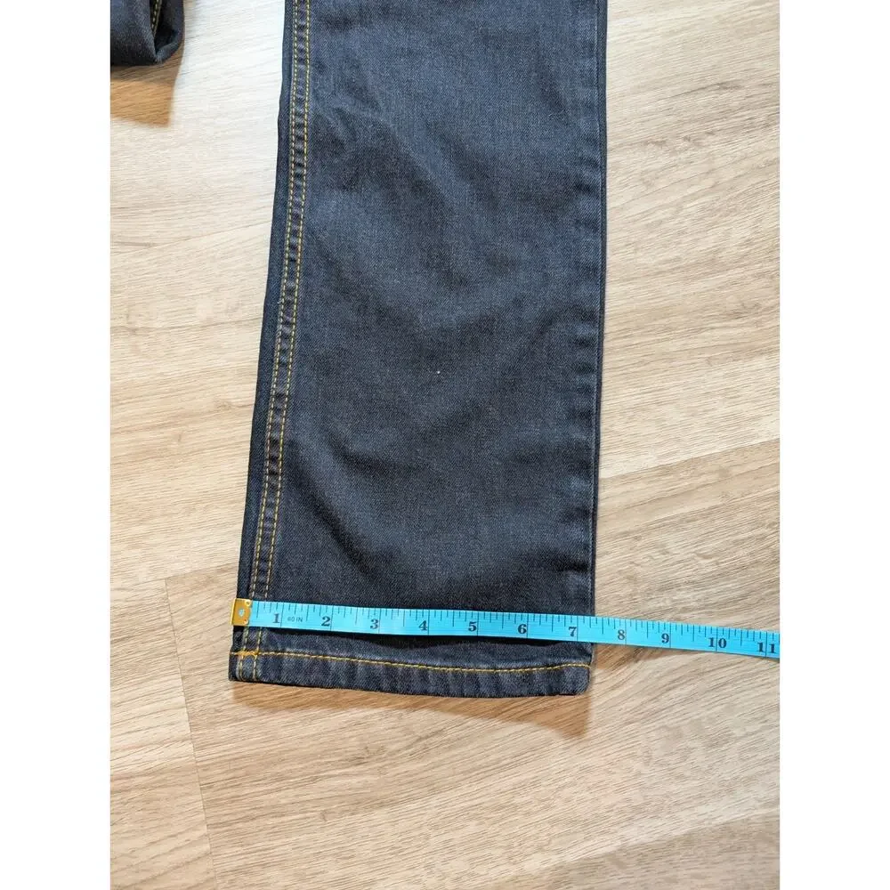 Cat & Jack Girls 12 Dark Wash Straight Recto Stretch Jeans Denim Casual NWT
